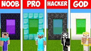 Minecraft - NOOB vs PRO vs HACKER vs GOD : SUPER PORTAL in Minecraft ! AVM SHORTS Animation