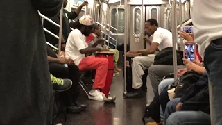 Incredible Performance in the subway of New York by two drummers