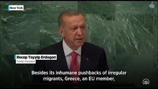 Besides its pushbacks of migrants, Greece discriminatory against Muslim Turkish minority: Erdogan