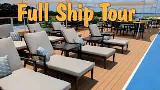 American Serenade: Full Tour of American Cruise New Modern Riverboat Cruise Ship in 4K