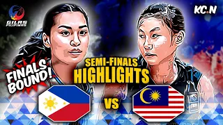 Gilas U16 vs Malaysia Highlights | SEMI-FINALS | FIBA U16 Women's Asian Championship 2023