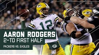 Aaron Rodgers & Davante Adams Hook Up for 2 First Half TDs | Packers vs. Eagles | NFL