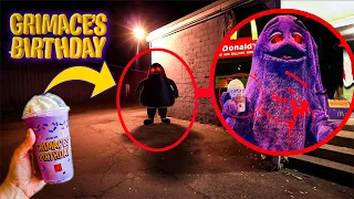 DO NOT ORDER THE GRIMACE SHAKE FROM MCDONALDS AT 3AM OR CURSED GRIMACE WILL APPEAR  (OMG)