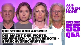 Q&A DIE MACHT DER WORTE mit Peter Hahne, Michelle Gollan, Silke Schröder und Udo Grube