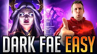 EASY WAY TO TAKE DOWN THE BEST DOOM TOWER BOSS THE DARK FAE! | Raid: Shadow Legends