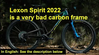 Bicycle carbon frame Lexon Spirit 2022 is a very bad