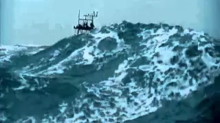 Angry sea - The Perfect storm in reality