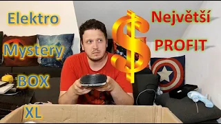 Druhý 📦 Elektro MYSTERY BOX XL 📦 - Balík plný elektroniky 💻 (💲💲💲Prozatím největší profit💲💲💲)