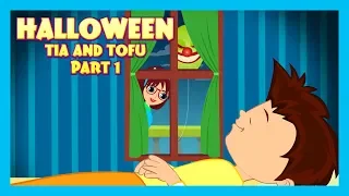 HALLOWEEN STORY (Part 01) - Tia and Tofu Stories || Tia and Tofu Celebrating Halloween