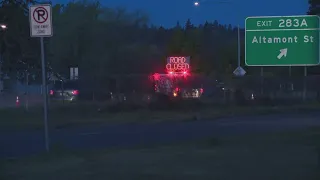 All lanes of westbound I-90 closed after a double fatal wrong way crash