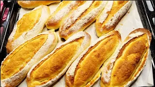 The famous Turkish bread that has made the world crazy. 👌🥖You can make it in 5 minutes!!