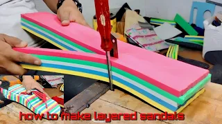 How to make layered sandals