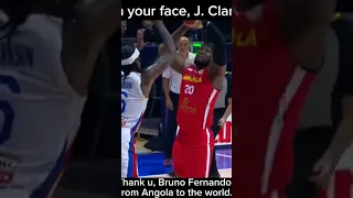 Bruno Fernando dunk on J. Clarkson’s face.  🙆🏽‍♂️