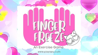 FINGER FREEZE KITTY | Fine Motor Exercises Game | Valentine's Day | Hand Warm-Ups | Brain Break