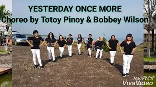 YESTERDAY ONCE MORE Line Dance | Choreo by Totoy P & Bobbey W | By GRACIA LD