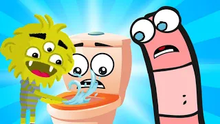 Don't Put Toys in the POTTY Monster Song | Healthy Habits for Kids