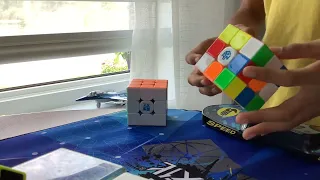 Gan 12 Maglev UV coated (rubix cube) solved in 17.199 seconds