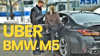 UBER 625 HP BMW M5  - reakcje klientów na przyspieszenie w Warszawie! 625 HP