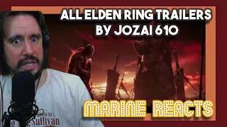 All ELDEN RING TRAILERS  | First Time Reacts