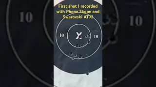 First shot recorded through my Swarovski ATX using the Phone Skope iPhone adapter!