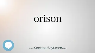 orison - Smart & Obscure English Words Defined 👁️🔊🗣🧠✅
