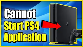 How to FIX PS4 Cannot Start Application (Corrupted Data, Locked, External HDD)