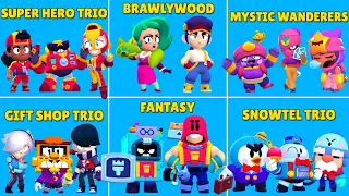 ALL Trio In Brawl Stars | Animation Edition | Grom & Fang Update