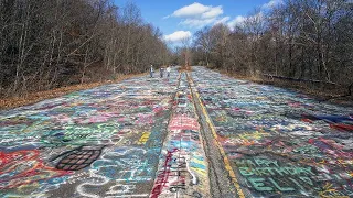 Centralia Graffiti Highway #Abandoned #Ghosttown #Centralia