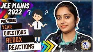 Redox Reaction JEE Mains Questions | JEE Mains PYQ | JEE Mains 2022 Preparation Series