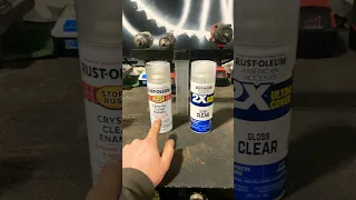 Which 1k Clear Coat Would YOU pick!? #diy #rustoleum #spraypaint