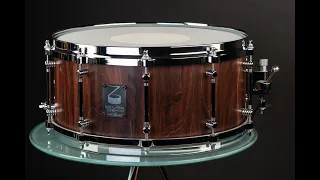 Seven Six Drum Company's Bolivian Rosewood Custom Snare Drum tuning range