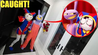 I CAUGHT POMNI AND JAX KISSING IN REAL LIFE! (DIGITAL CIRCUS LOVE STORY)