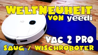 Saugroboter: yeedi vac 2 pro mit Wischfunktion