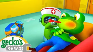 Gecko Gets Sick | Gecko's Garage | Cartoons For Kids | Toddler Fun Learning