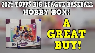 A GREAT BUY! 2024 Topps Big League Baseball Hobby Box Review!