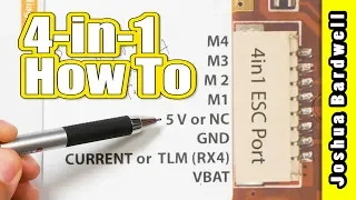 How To Connect a 4-in-1 ESC to FC | HELIOSPRING DALRC ENGINE