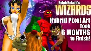Pixel Art Tribute to Wizards and Ralph Bakshi