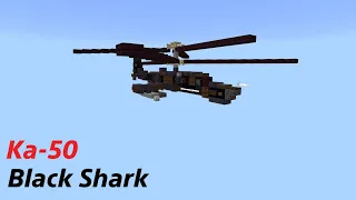 How To Build The Ka-50 Black Shark In Minecraft (1.5:1)
