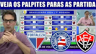 FORTALEZA X ATHLETICO PR - ATLETICO MG X BAHIA - VITORIA X ATLETICO GO - VEJA OS PALPITES