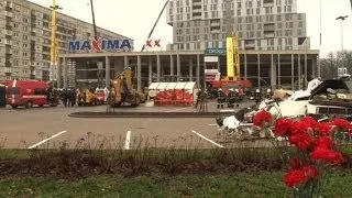 Dozens dead in Latvia after supermarket roof collapse