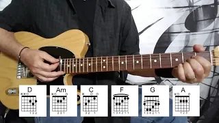 IT DON'T COME EASY GUITAR LESSON - How To Play It Don't Come Easy By Ringo Starr