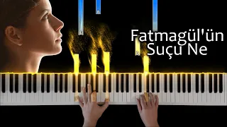 Fatmagül'ün Suçu Ne - Renklerimi Çaldınız | Piano Tutorial (Easy) - 4K