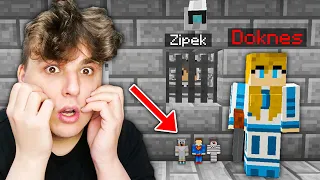 UCIEKAMY z WIĘZIENIA YOUTUBERÓW BĘDĄC MALI w MINECRAFT!