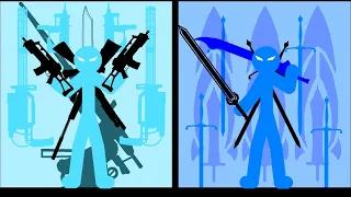 Pivot animator stickman gun vs. sword