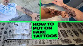 How to put on Fake Tattoos and Which Temporary Tattoos To Buy on Amazon?