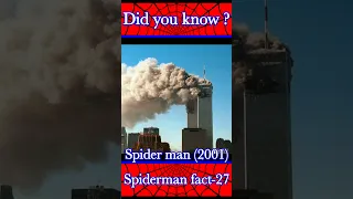 Did you know ?|Spider-Man fact-27|Twin tower scene from. #spidermanfacts #shorts #ytshorts #factpad