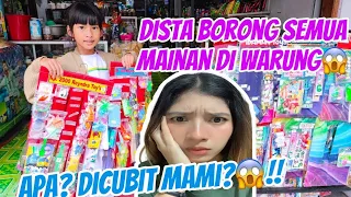 DISTA BORONG SEMUA MAENAN WARUNG😱!! DICUBIT MAMI!!  #viralvideos