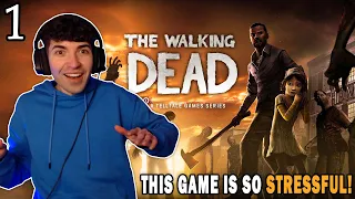 First Time Playing THE WALKING DEAD! (Blind Playthrough) | Season 1 - Ep. 1