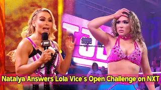 Natalya Answers Lola Vice’s Open Challenge on 3/26 WWE NXT