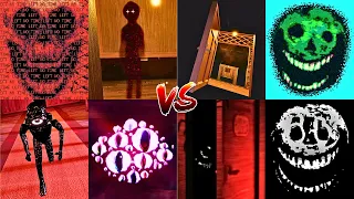 DOORS The Backdoor Jumpscares VS Original Roblox DOORS Jumpscares